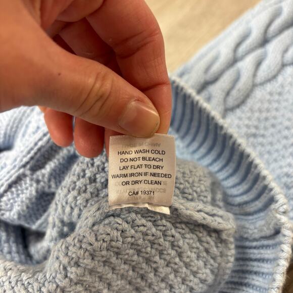 Re/Done Cable Knit Crop Cashmere Sweater Women's Small Minimalist - Picture 9 of 11